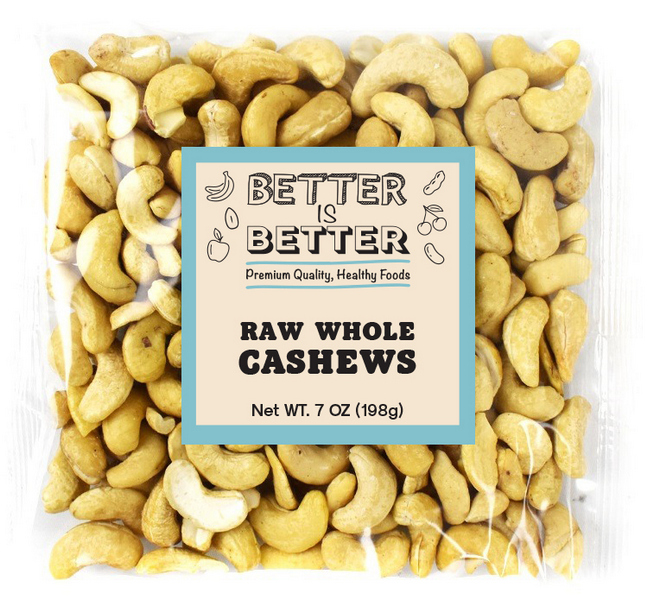 Raw Whole Cashews